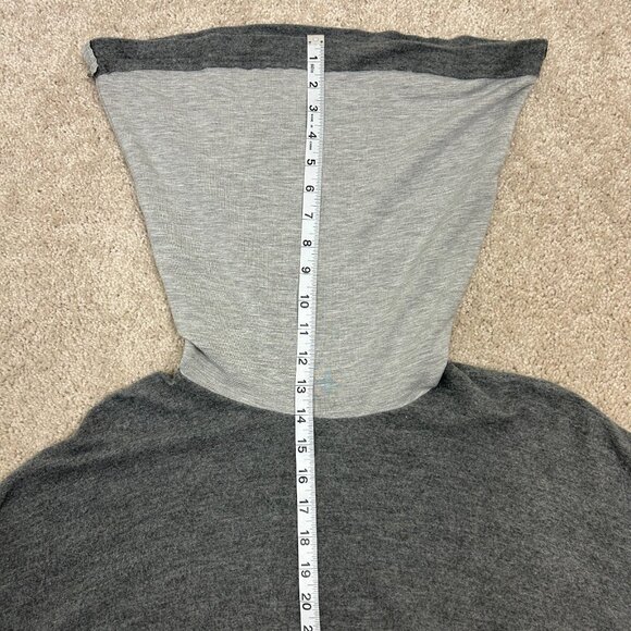 Cabi Top Womens Gray XS Cowl Neck ATC Pullover Back Athleisure Boxy Oversized - Picture 8 of 10